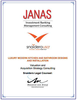 Janas consulting record for Snaidero USA